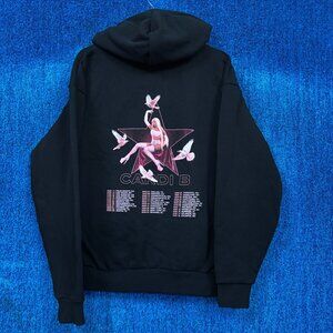 Cardi B “Little Miss Drama” Graphic Tour Hoodie Size Extra Large